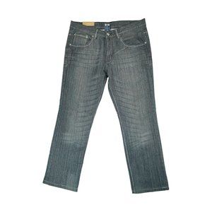 F.U.S.A.I. 1997 Mens 100% Cotton Faded Distressed Denim Jeans‎ Blue Size 36 x 32